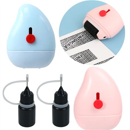 XUBX 2 Pièces Tampons Rouleaux Contre Vol d'Identité