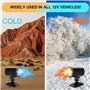 COMBLU Chauffage de voiture portable 150 W 12 V Chauffage et dégivreur de voiture pour l'hiver, ventilateur de chauffage et de r