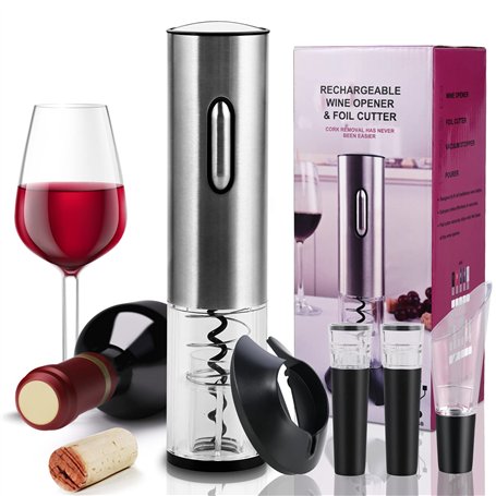 Cieex Tire Bouchon Électrique Rechargeable