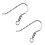 My-Bead 3 paires Crochets pour Boucles d'Oreilles 18mm Argent 925 sans nickel hypoallergénique Qualité par bijoutier DIY
