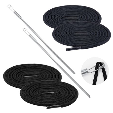 Yistoi 4 Pieces Cordon Rechange pour Sweat à Capuche 150 CM Cordon pour Bas Jogging Cordons Rechange de Serrage pour Les Pantalo