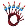 Senven 5pcs professionnelle mini commutateur à bascule avec pré-câblé