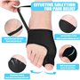 JOOTUEPO 1 Paire Orthèses Hallux Valgus Correcteur Pouce Orteils Séparateur, pour Soulagement Rapide de la Douleur et Correction