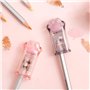1 taille-crayon Kawaii rose avec couvercle en forme de pattes de chat, joli taille-crayon manuel esthétique pour enfants, adulte