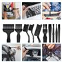 Lot de 13 brosses antistatiques pour clavier et PC avec pince, souffleur d'air et sac de rangement pour PC, téléphone, tablette,