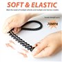 XPOOP 2 x 90 cm Spiral Wire Protection de Câble en Spirale pour Trottinette Brake Spiral Tube Cable Protector Cover Sac de Trans