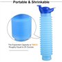 2 pièces Urinoir portable d'urgence Urinoirs rétractables hommes et femelles Bouteille d'urine adulte Pot de voyage pour urgence