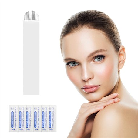 XPOOP Lot de 50 Microblading pour Sourcils