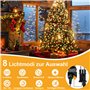 WUQNGI Guirlande Lumineuse Sapin Noël Avec Anneau et Étoile - 400 LED 2Mx16 Brins - Lumières Intérieur et Extérieur Étanche Pour