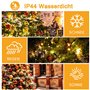 WUQNGI Guirlande Lumineuse Sapin Noël Avec Anneau et Étoile - 400 LED 2Mx16 Brins - Lumières Intérieur et Extérieur Étanche Pour