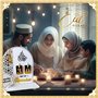 Amebleak Calendrier de l'Avent du Ramadan, Calendrier Ramadan Compte à Rebours 30 Jours, Calendrier l'Aïd Mubarak en Acrylique, 