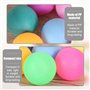 mizikuu 30 Pièces Balles de Ping Pong, 40 mm Colorées Balles de Tennis de Table Taille Standard Ping Pong pour l'entraînement DI