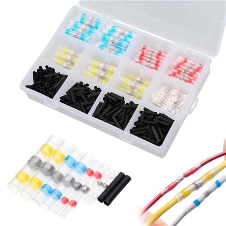 mizikuu 500 Pièces Joint de Soudure Connecteur de Fil Isolés