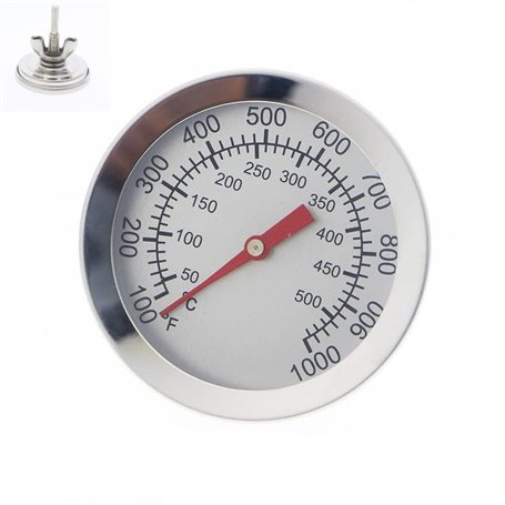 Thermomètre de barbecue en acier inoxydable 50-500 ℃