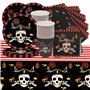 Shamoparty Pirate Skull Thème Vaisselle de Fête