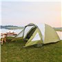 Clostnature Tente 2 personnes avec porche – Tente de camping imperméable double peau pour 2 personnes, facile à installer, abri 