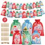 WUQNGI Calendrier de L'avent a Remplir de Noël 24 Pièces