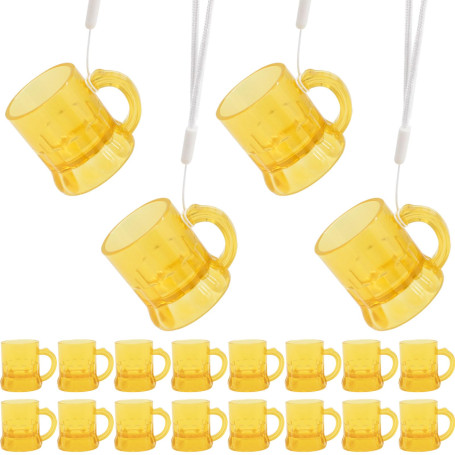 Druuzyl Verres à Shot en Plastique 20 Pièces Verres à Shot pour Mariée