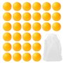 arrderly Lot de 30 balles de ping-pong jaunes pour animaux de compagnie
