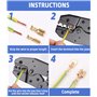 Pince a sertir, pour Cosse Electrique isolées 0.50-6.00mm²,Pince à sertir avec fonction cliquet,Pince à sertir cosses,Crimpatric