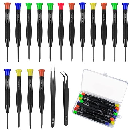 Jeu de Tournevis Magnétiques 18 Pièces