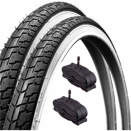 Slick Bianconeri Lot de 2 pneus 26 x 1