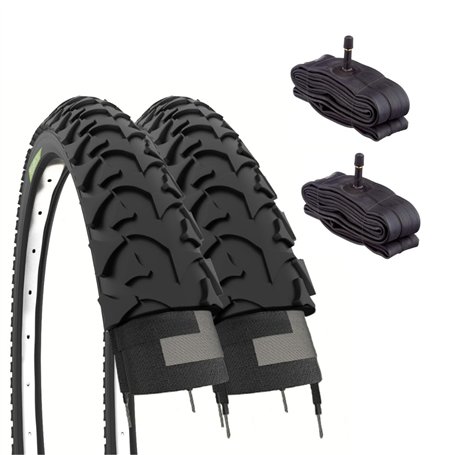 ECOVELO 2 pneus 16 x 1