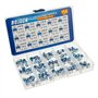 BOJACK 15 Valeurs 150 Pièce 100 Ohm - 2M Ohm Résistance Variable classification Kit Potentiomètre de 6 mm emballé dans une boîte