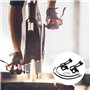 DONGKER 1 Paire Courroies de Pédale de Vélo, Pieds Clips Agrafes d'orteil de Pédale Vélo Sangles de Pédale Vélo pour Vélo Route