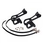 DONGKER 1 Paire Courroies de Pédale de Vélo, Pieds Clips Agrafes d'orteil de Pédale Vélo Sangles de Pédale Vélo pour Vélo Route