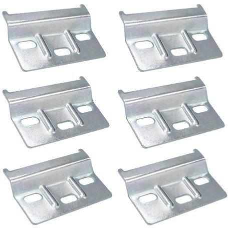 GIAK Rail de Suspension Fixation Plaque Support placards Meubles 6 PCS Rail de Suspension pour Meuble 60mm placard de cuisine pl