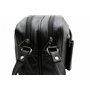 StarHide® Sac De Voyage en Cuir Véritable pour Hommes, Nuit, Sac De Lavage, Sac De Gym, Sac De Toilette en Noir #515 Black