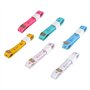 Tiergrade Lot de 6 rubans à mesurer souples - Règle graduée flexible pour perdre du poids - Mesure du corps médical - Coupe-cout