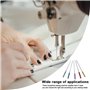 SIOPPKIK Aiguilles Pour Machine à Coudre, 30 Pcs Aiguilles De Machine à Coudre Domestique Avec Boîte en Plastique, 5 Couleurs Ta