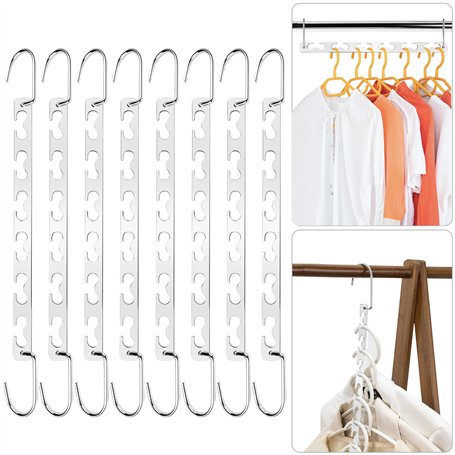 Baxcdyswe 8 Pcs Cintre Gain de Place