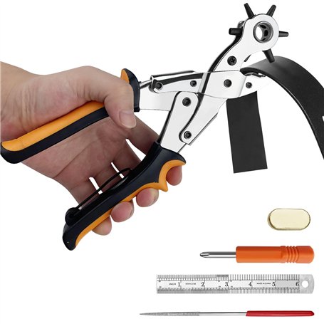 Fousenuk Pince Perforatrice Cuir