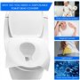 Eckerdromk 60 Pièces Protege Toilette Jetable, Protege Cuvette WC Jetable, Housses Siège Toilette Papier Jetables Biodégradables