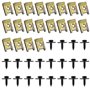 Sudnsadaks 40 Pcs Clips de Fixation Voiture