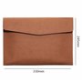 Pu en cuir A4 document Bag porte - documents de bureau porte - documents sac de dossier enveloppe étanche boîte à dossier avec b