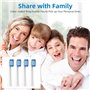 Lot de 8 têtes de brosse à dents de rechange pour Oralb Pul-Sonic