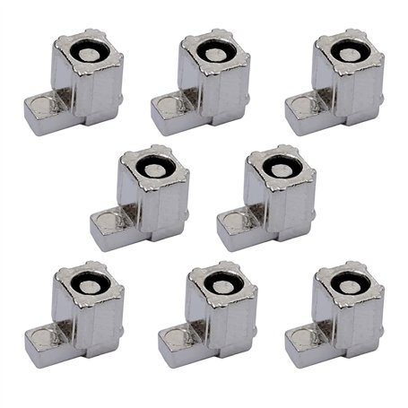 4 Pairs Left Right Slider Buckle Metal Lock Latch Bracket Controller Replacement Repair Part Tool Compatible with Switch Joy-Con