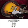 Tune-o-Matic Ensemble cordier et chevalet pour guitare électrique avec goujons Accessoires de montage pour Epiphone Les Paul Piè