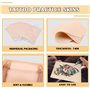 Peau Synthétique Tatouage - TONBAO 10Pcs Fausse Peau Tatouage double face 19 x 14 cm, peaux de tatouage vierges pour fournitures