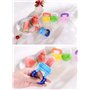 Sucette Fruit pour Bebe,4 pcs Tétine Grignoteuse Fruit Dentition Factice Fruits Frais Sucette Infantile Silicone Sucette Grignot
