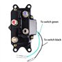LIEBMAYA Relais de Solénoïde Treuil pour Treuil Électrique 12 v Heavy Duty Upgrade Equiv 250 a Amp pour 2000lbs-5000lbs ATV UTV