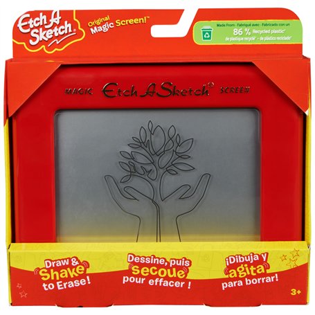 Etch A Sketch - Version Recyclable- Tablette Dessin Enfant - Créez des Dessins A L'Infini avec L'Ardoise Magique - Jouets De Loi