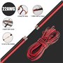 ADNEWX 22AWG Cable Electrique Souple, 20m Fil Electrique 12v 2 Conducteur Rouge Noir Fil Voiture pour LED Ruban Lampe Bande et C