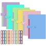 KAHEIGN 6Pcs Dossiers De Fichiers Extensibles A4