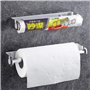Support pour Porte Papier Cuisine Essuie Tout en Acier Inoxydable Derouleur Essuie Tout Distributeur Sopalin Dérouleur Essuie To