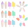 Lot de 24 mini surligneurs en forme de glace - Petits surligneurs amusants - Mini stylo de marquage en forme de glace - Pastel t